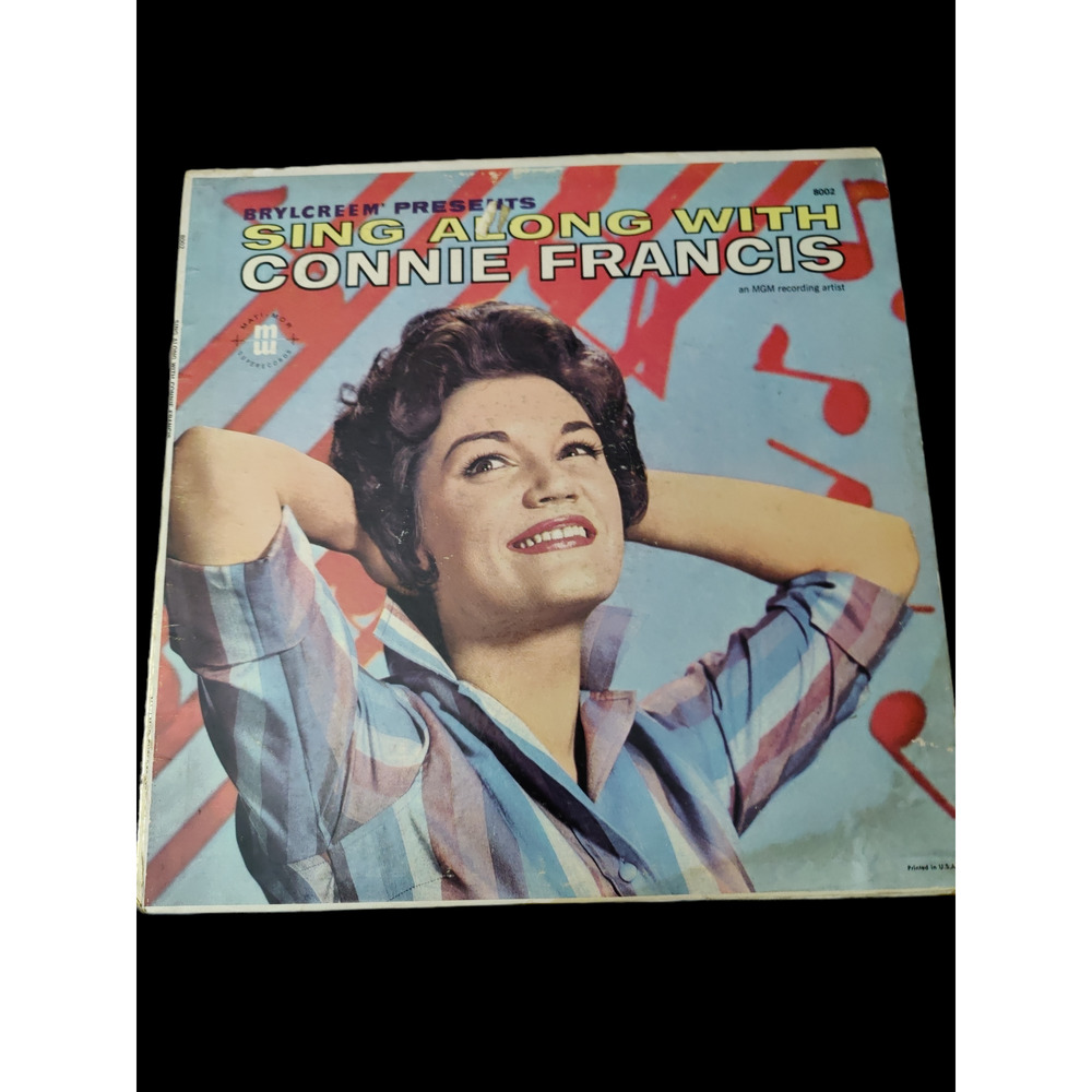 Sing Along With Connie Francis vinyl album